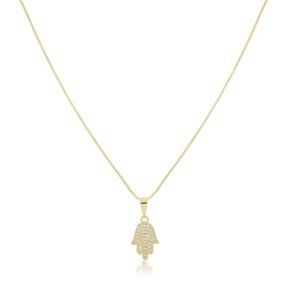 Hamsa Hand Pendant Necklace